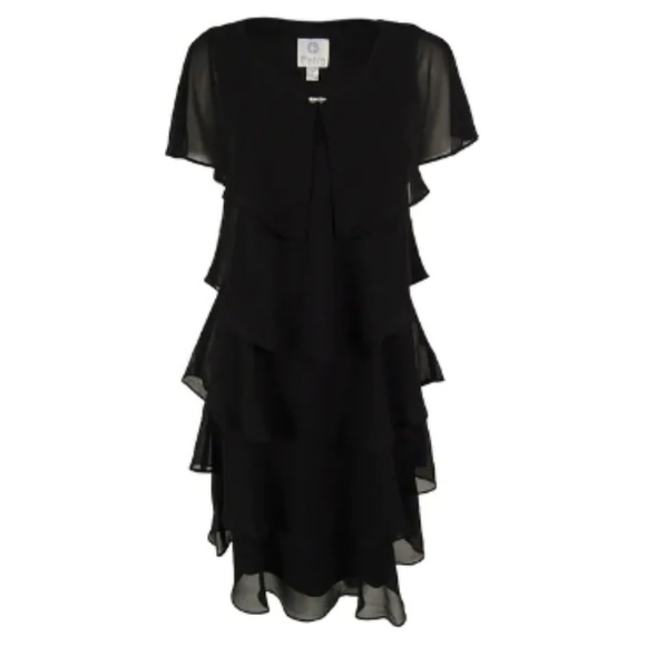 Patra Dresses & Skirts - Patra Women's Short Sleeve Tiered Dress